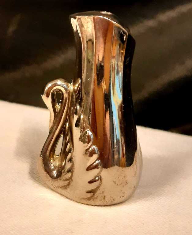 Salt shaker, 6.5 cm, made in Germany, silver plating