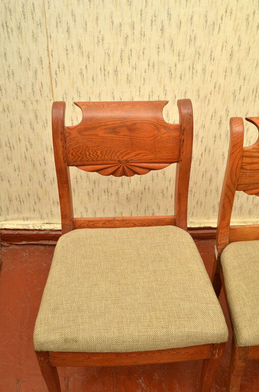 Bidermeyer-style wooden chairs 2 pcs