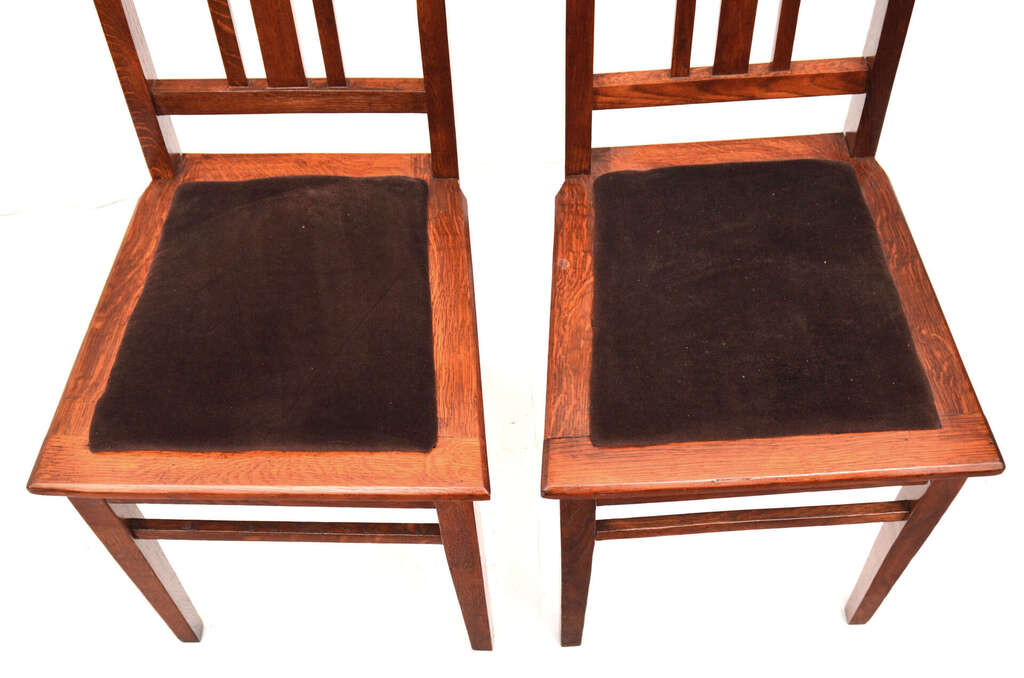 Art Nouveau wooden chairs 2 pcs.
