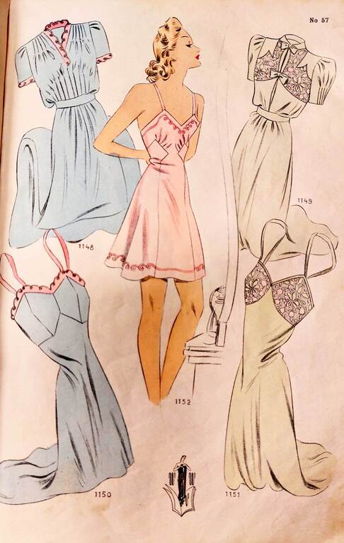 Журнал ''Красивая и элегантная зимняя мода 1943 года''