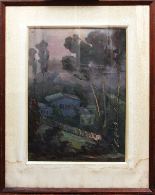 Landscape with houses