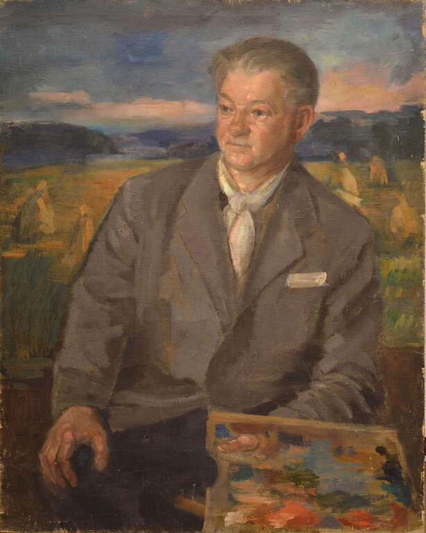Portrait of the painter Konrad Uban
