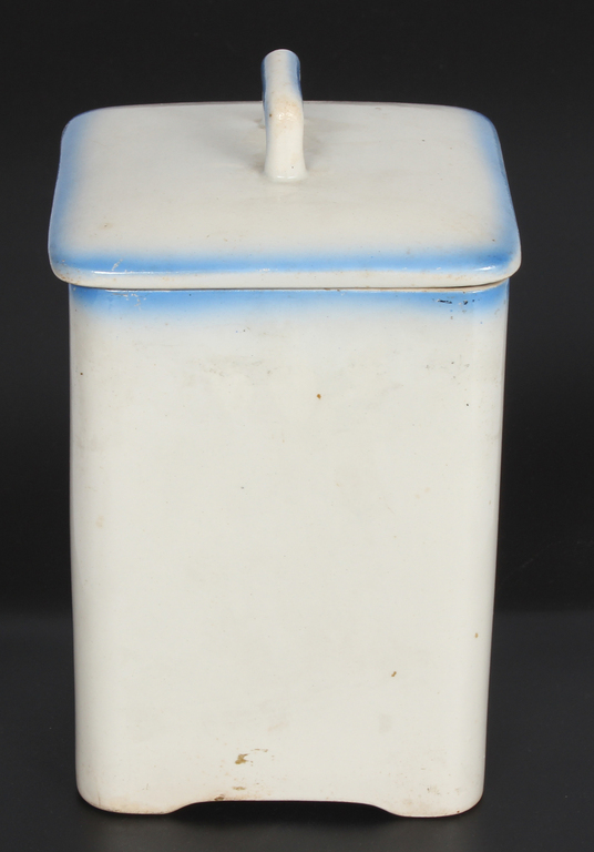 Kuznetsov porcelain storage container with lid 