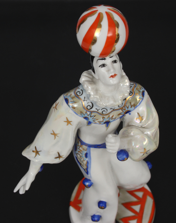 Porcelāna figūriņa ''Klauns-žonglieris Hromovs''