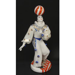 Porcelāna figūriņa ''Klauns-žonglieris Hromovs''