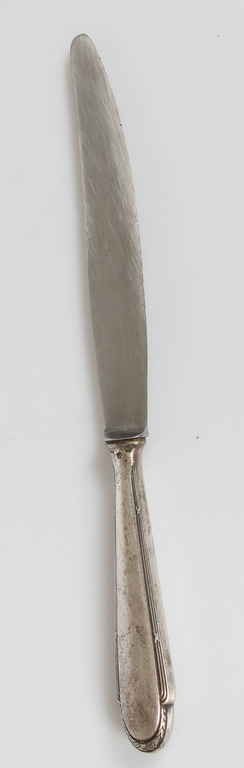 Серебряные ложки и нож