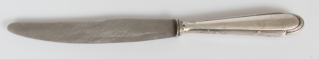 Серебряные ложки и нож