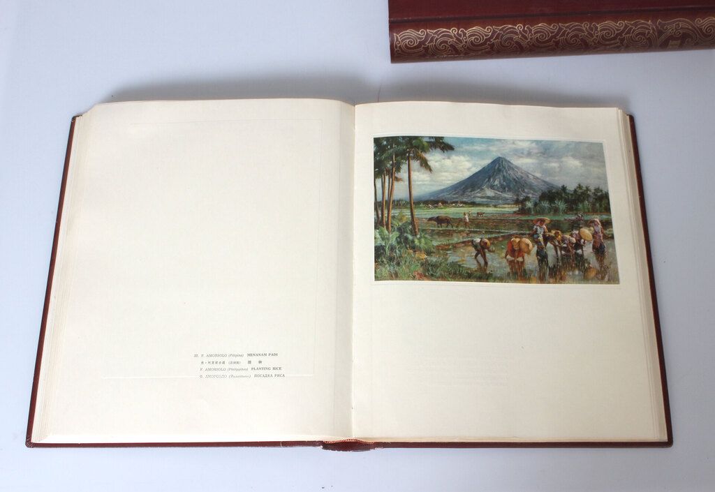 2 books in original box ''Paintings from the collection of dr. Sukarno'' Part I and II