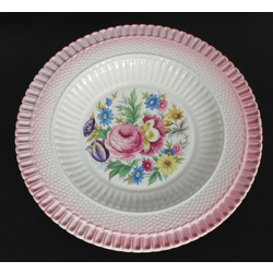 Porcelāna šķīvis ''Ziedi''