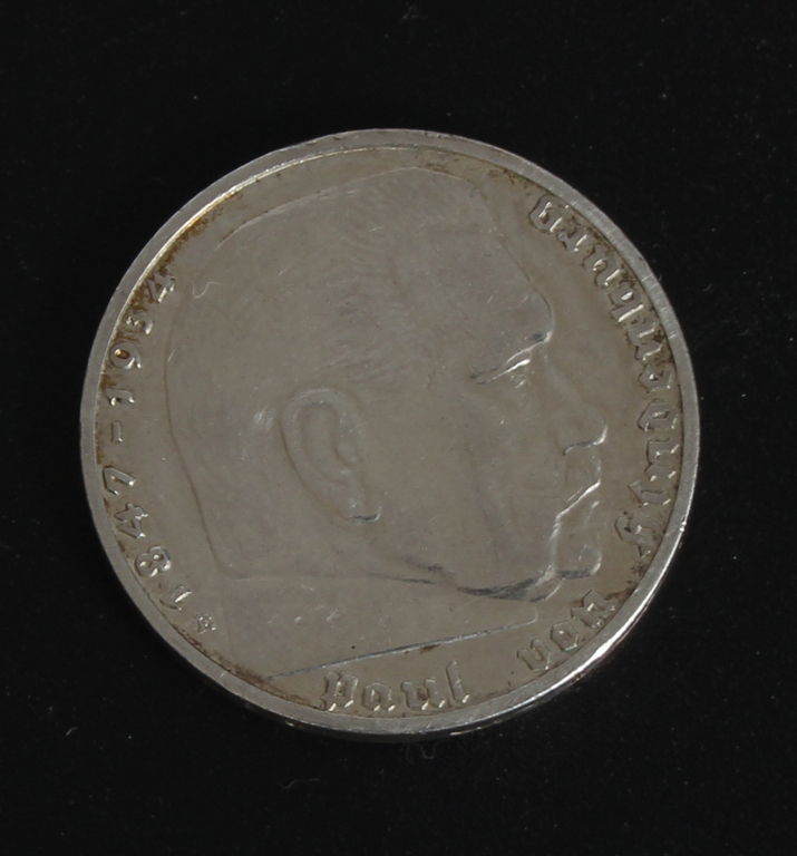 Серебряная монета 2 рейхсмарки