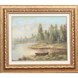 Landscape with a lake 