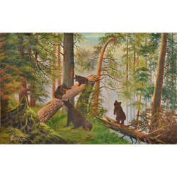 Скопируйте после Картины I. Шискина - Утро в лесу