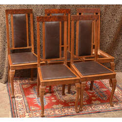 Oak chairs 5 pcs