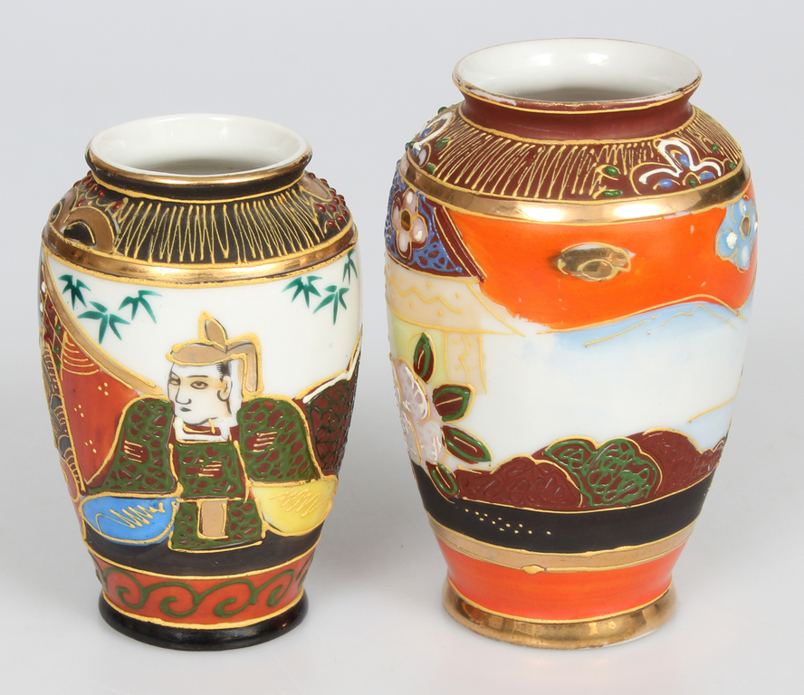 Two porcelain vases