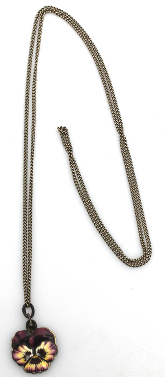 Chain with silver pendant