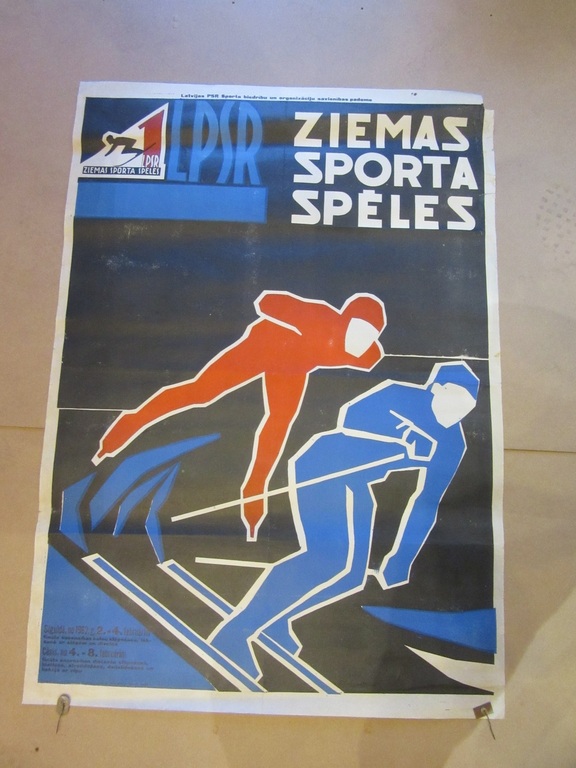 plakāts Ziemas Sporta Spēles , 1962 gads  