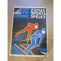 plakāts Ziemas Sporta Spēles , 1962 gads  