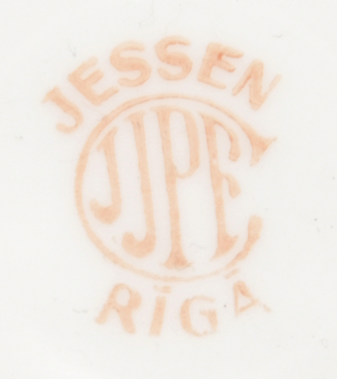 Jessen bread plate with gilt