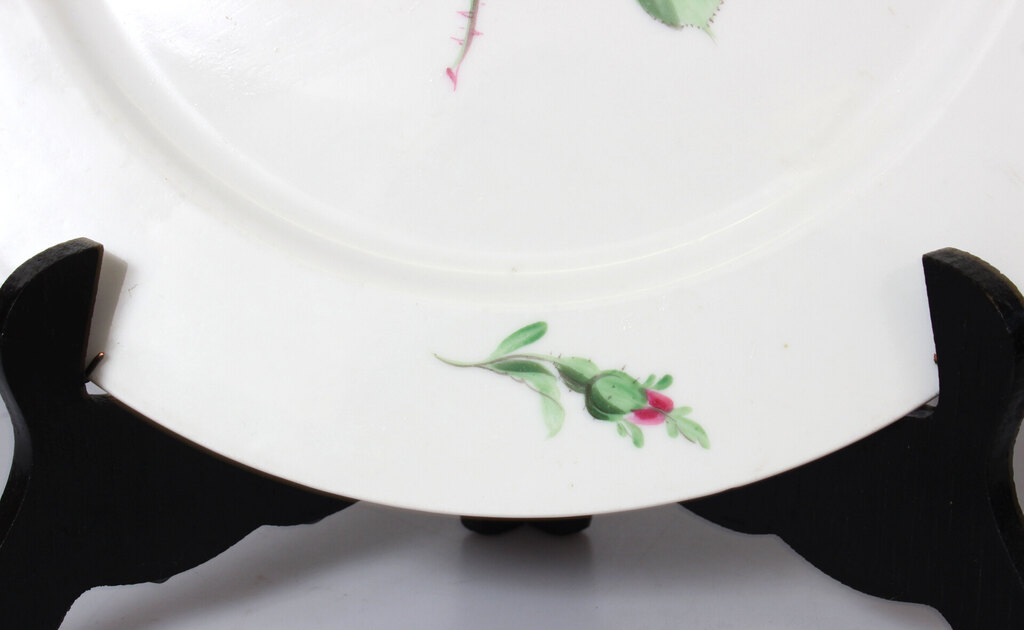 Расписная мейсенская фарфоровая декоративная тарелка