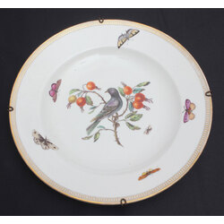 Painted KPM porcelain decorative plate