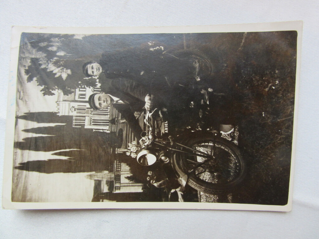 Motocikls ARIEL reklāmas buklets + foto 1930ie gadi