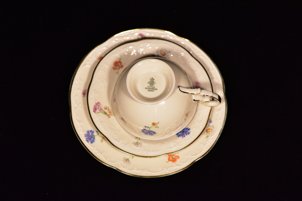 Tējas trio, porcelāns 