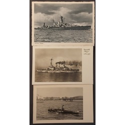 3 открытки Латвийские корабли
