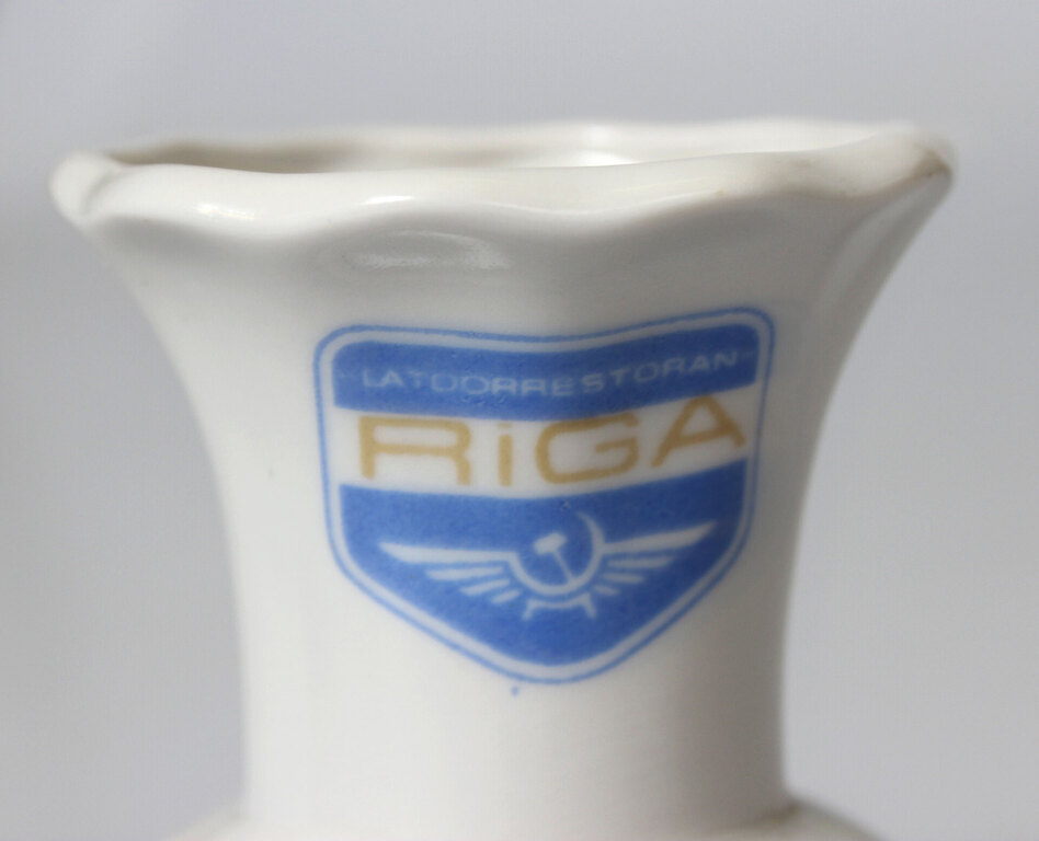 Riga airport restaurant vase