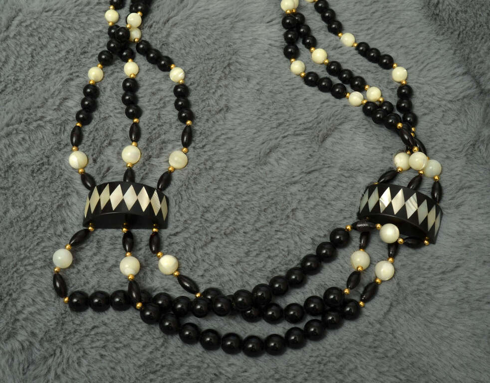 Natural onyx necklace