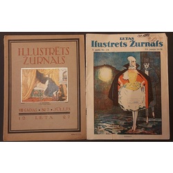 ILLUSTRATED MAGAZINE 2 pcs. 1924 June 13 No. 24; and 1927 July No. 7