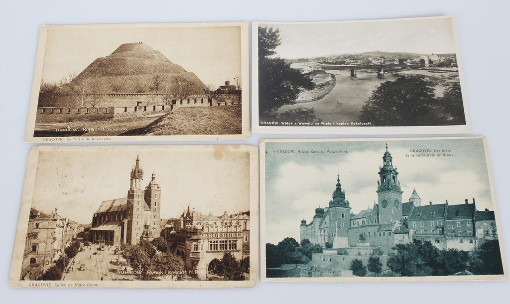 4 postcards 