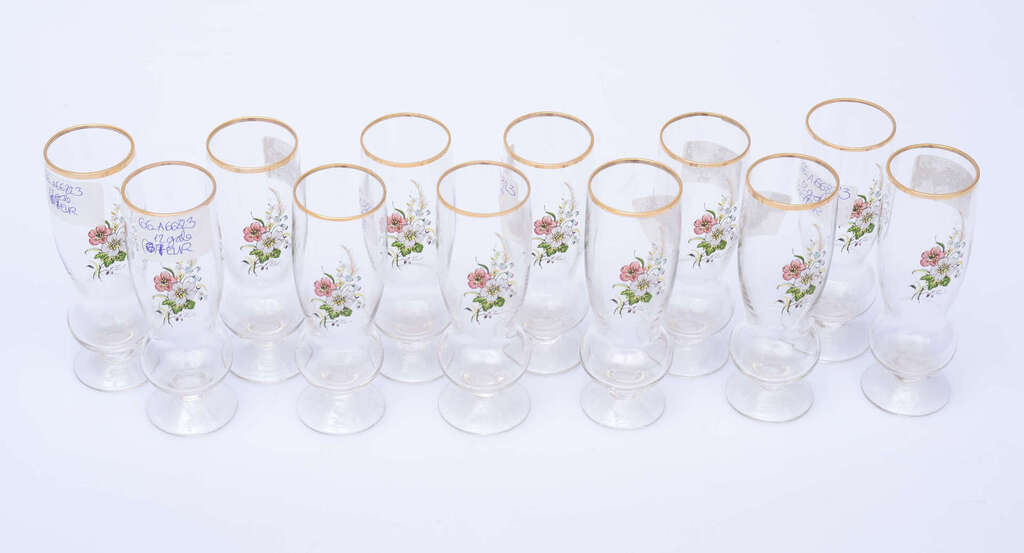 Glass cups 12 pcs.