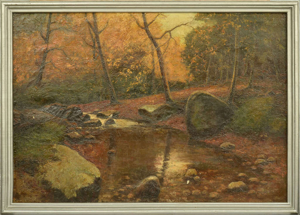 Landscape with a stream