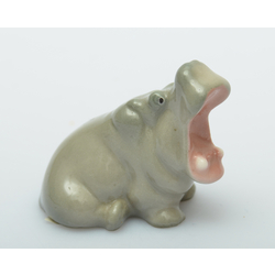 Porcelain figurine Hippopotamus