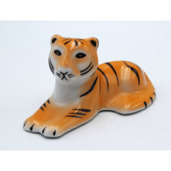 Porcelain figurine Tiger
