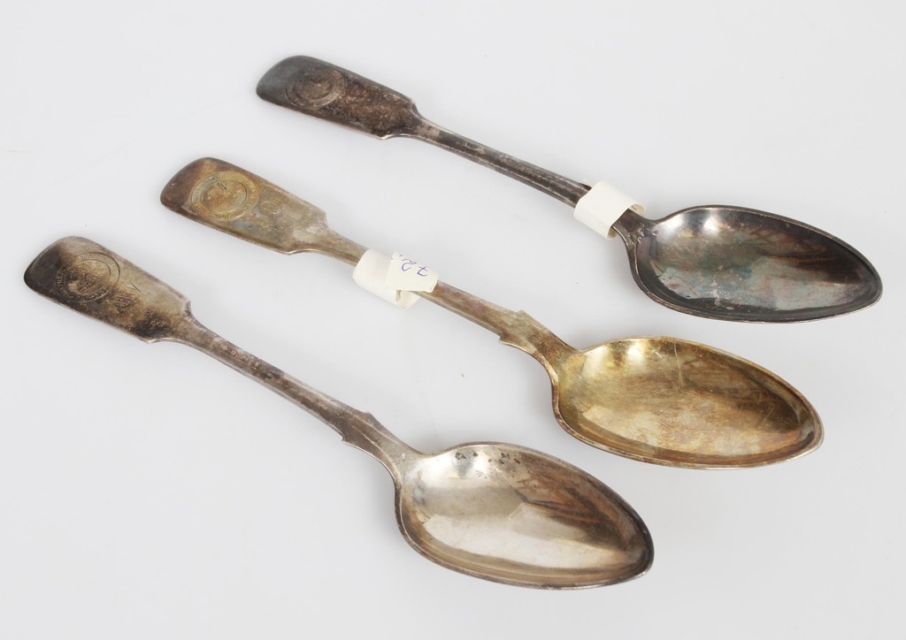 Silver spoons - a gift (3 pcs.) with a box