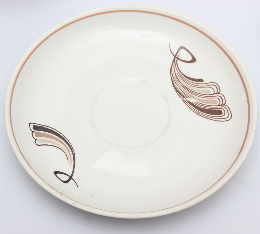 Parts of two porcelain dishes