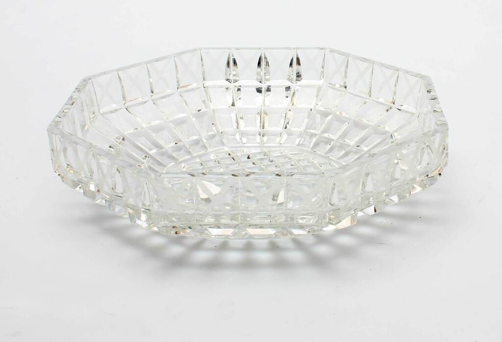 Art deco crystal bowl