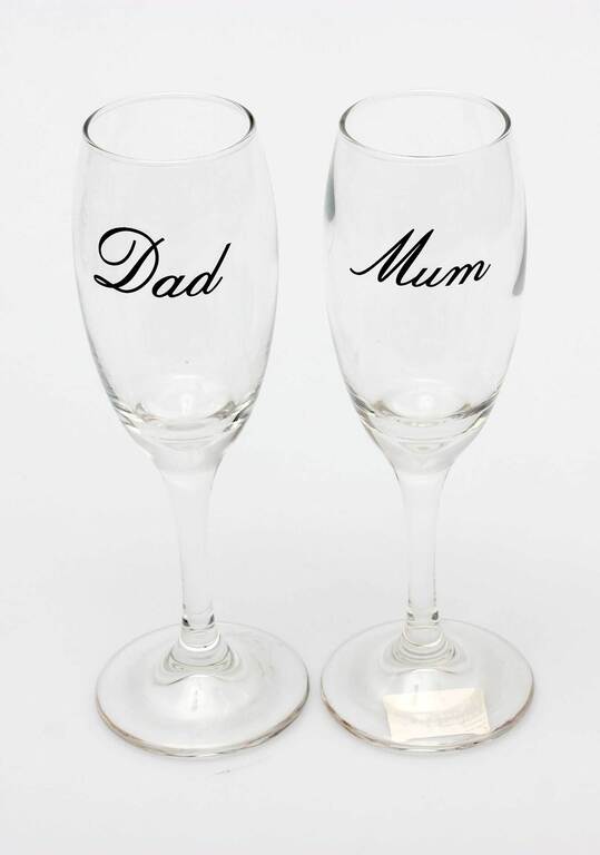 Набор стаканов для мамы и папы.