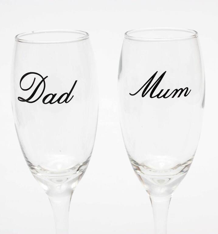 Set of glasses for Mum Dad