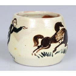 Keramikas vāzīte Zirgu skrējiens