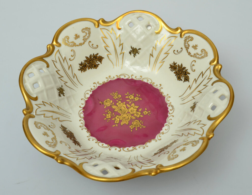 Reichenbach porcelain fruit plate