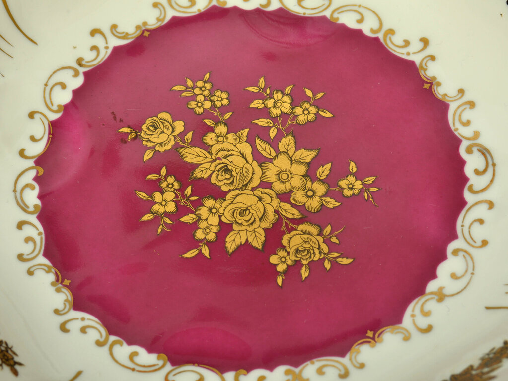 Reichenbach porcelain fruit plate
