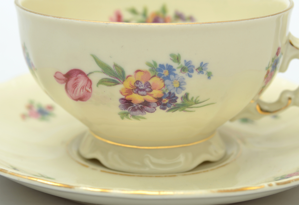 Cup with saucer