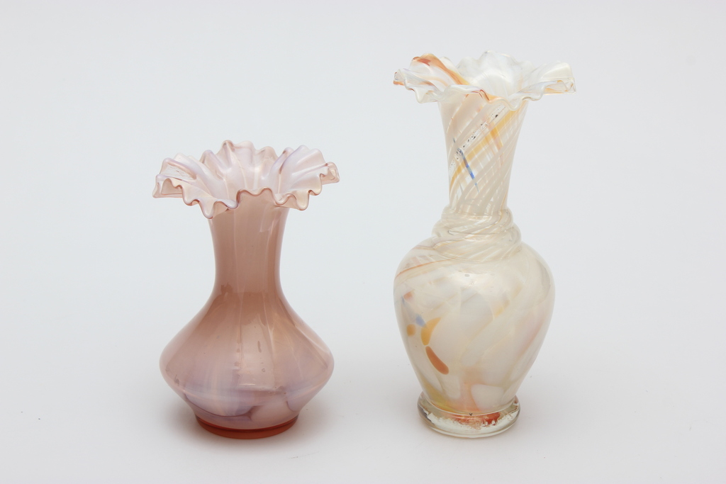 Livan colored glass vases (2 pcs.)