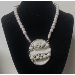 Винтажное ожерелье из пресноводного жемчуга