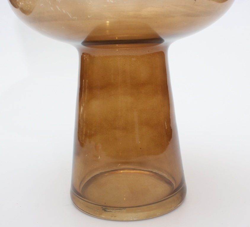 Floor glass vase