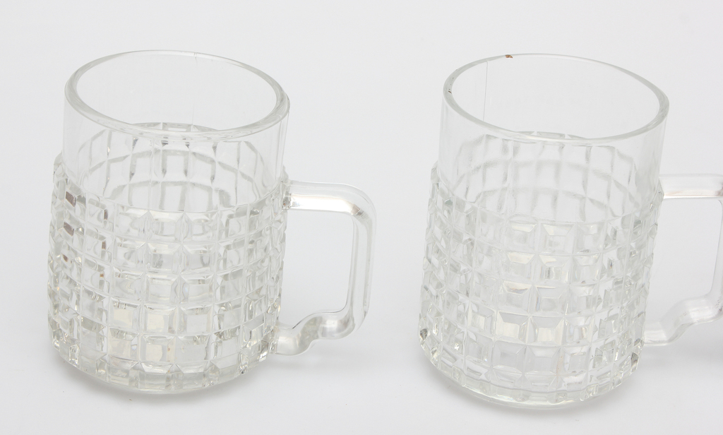 Glass beer cups (4 pcs.)