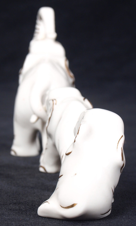 Porcelāna ziloņu komplekts