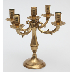 Bronze candlestick for 5 candles